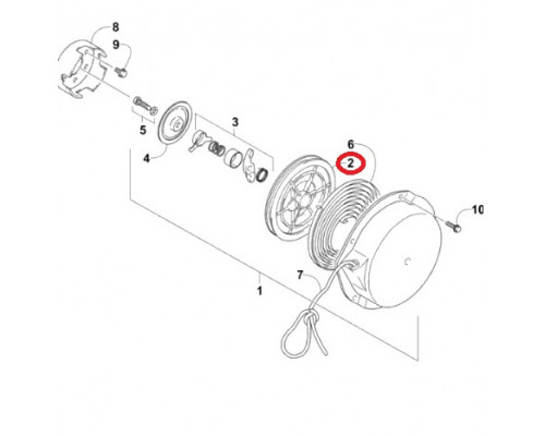 3007-308 Ролик Стартера Для Arctic Cat M800