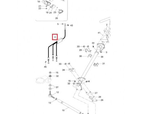 05-139-98 SPI Тросик Газа Для Ski Doo Skandic M5244975, 5244975