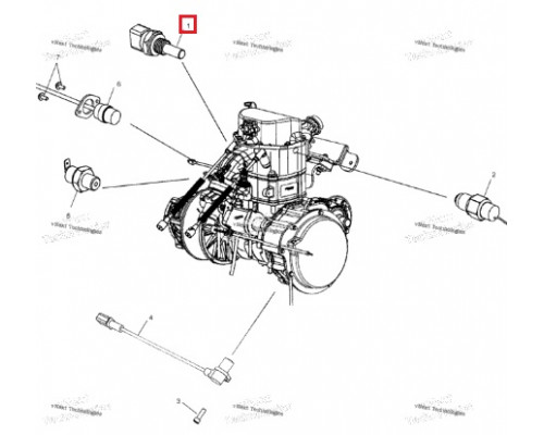 AT-01364 SPI Датчик Температуры Охлаждающей Жидкости Для Polaris 4010644
