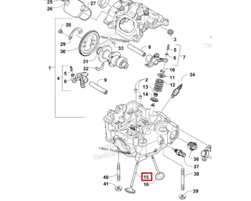 AU-09199I SPI Впускной Клапан Двигателя Для Arctic Cat 0809-039, 0809-228