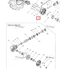 BD-705502090 Редуктор Задний В Сборе Для BRP Can Am 705502090, 705502546, 705501723, 705502178