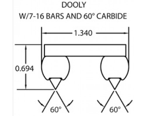 DS4-9350 WOODYS Конек 4' Для Лыжи Для Ski Doo, Polaris
