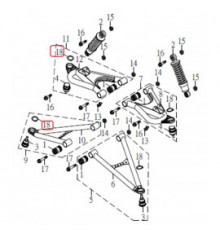 97010-30015-K Кольцо стопорное шаровой опоры для квадроциклов Baltmotors Jumbo 700 97010-30015-K