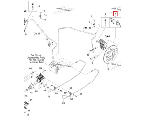 219800164 Колодки Тормозные Передние Для BRP Can Am Spyder 219800071