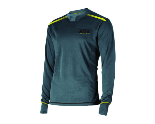 Термокофта FXR Vapour Merino Steel/Hi Vis 211306-0365 