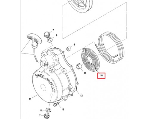 3083185 Пружина Ручного Стартера Для Polaris