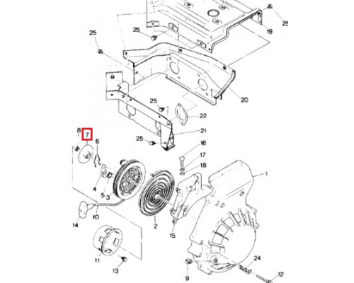 3083464 Пластина Храповика Ручного Стартера Для Polaris 3040164, 3083524