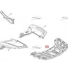 715002784 Площадка Багажная Задняя Для BRP Can Am OUTLANDER 715001561, 715001852
