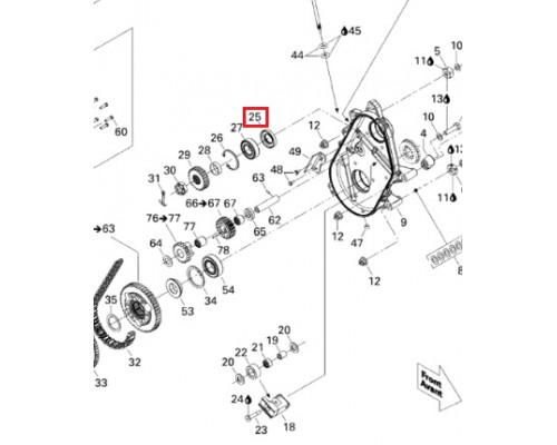 SM-03048 SPI Сальник КПП Верхний Для Ski Doo 504151927