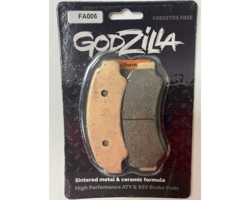 FA006 GODZILLA Колодки Тормозные Передние Для CF 9AWA-0811A0
