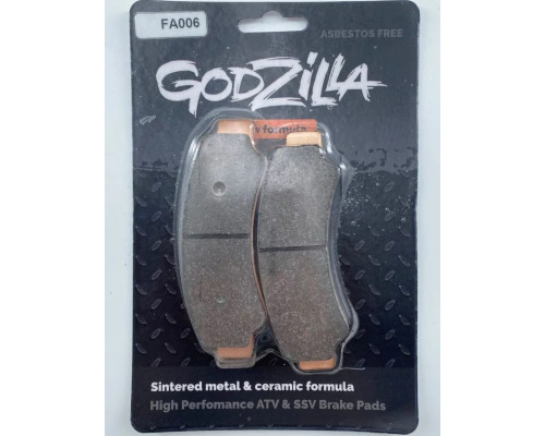 FA006 GODZILLA Колодки Тормозные Передние Для CF 9AWA-0811A0
