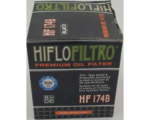 HF174B HIFLO FILTRO Фильтр Масляный Черный Для Harley Davidson 63793-01K