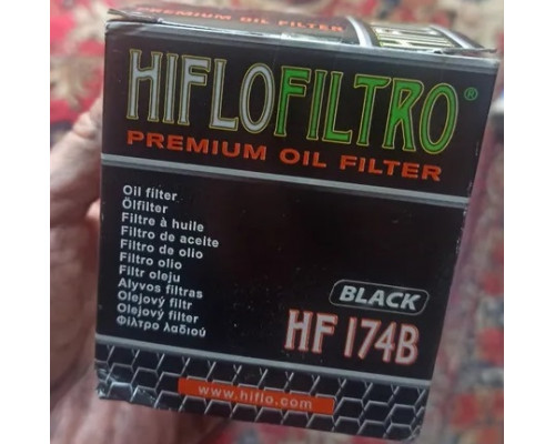 HF174B HIFLO FILTRO Фильтр Масляный Черный Для Harley Davidson 63793-01K