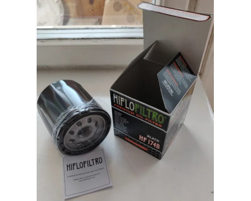 HF174B HIFLO FILTRO Фильтр Масляный Черный Для Harley Davidson 63793-01K