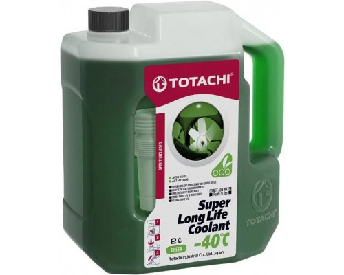 41602 TOTACHI Антифриз SUPER LONG LIFE COOLANT Green -40C Зеленый 2 Литра