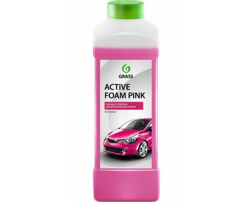 113120 GRASS Active Foam Pink Автошампунь Пена Активная Розовая Концентрат 1 Литр