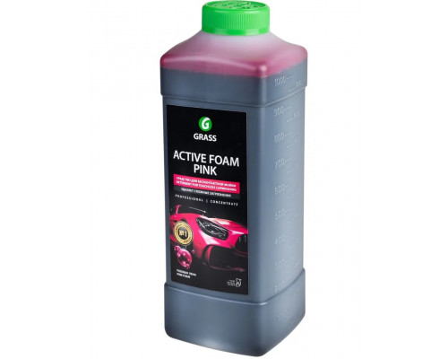 113120 GRASS Active Foam Pink Автошампунь Пена Активная Розовая Концентрат 1 Литр