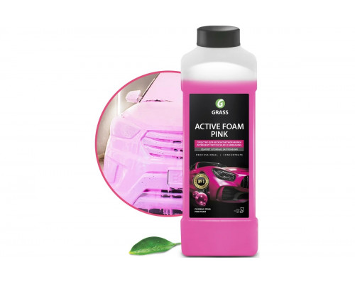 113120 GRASS Active Foam Pink Автошампунь Пена Активная Розовая Концентрат 1 Литр