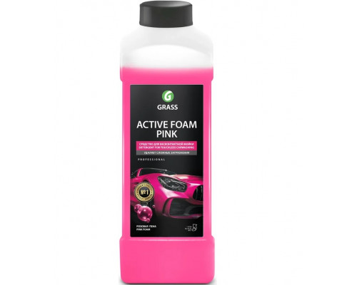 113120 GRASS Active Foam Pink Автошампунь Пена Активная Розовая Концентрат 1 Литр