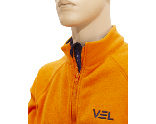 Флисовая Кофта VEL Route Zip Orange 122-2024 