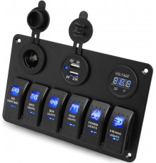 ZMFJH Панель Кнопок С USB Разъемом Для BRP Can Am Maverick, Commander, Traxter, Defender, Polaris RZR, GENERAL
