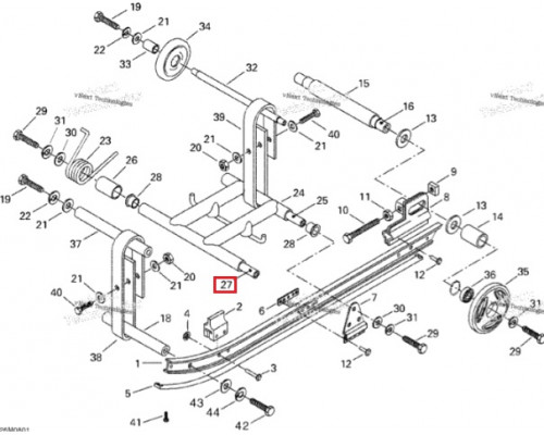 709402725 Втулка Для Ski Doo Mini Z 415108000, 709401733