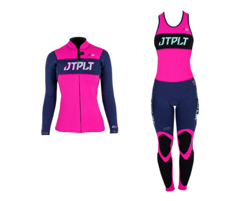 Комплект женский гидрокостюм и гидрокуртка JetPilot RX Navy/Pink 21045 