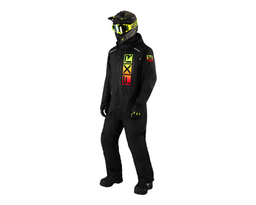 Комбинезон FXR Recruit без утеплителя Black/Sherbert 232812-1074 