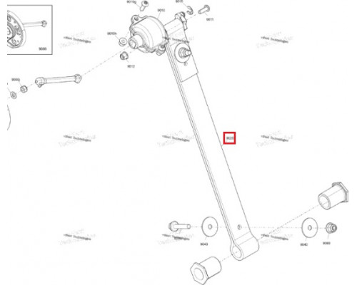503196372 Стропа Задней Подвески Для Ski Doo SUMMIT 850 E-TEC REV Gen5