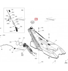 513034170 Крышка Бензобака Для Ski Doo