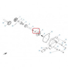 BD-0JWA-080005 Прокладка крыльчатки помпы для квадроциклов BD-0JWA-080005