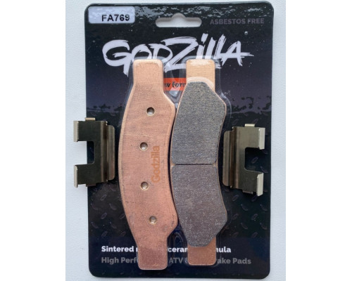 FA769 GODZILLA Колодки Тормозные Задние Для BRP Can Am Maverick R 703501226, 715900774