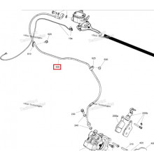 507032655 Шланг Тормозной Для Ski Doo