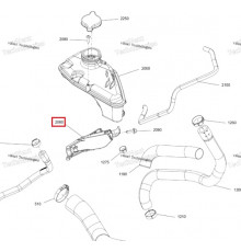 509001405 Суппорт Расширительного Бачка Для Ski Doo