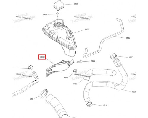 509001405 Суппорт Расширительного Бачка Для Ski Doo