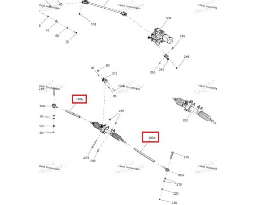BD-709401427 Тяга Рулевая Усиленная Для BRP Can Am MAVERICK 709401427