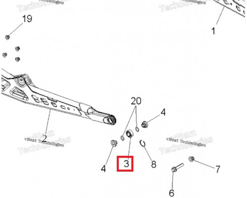 3514689 Подшипник Подвески Для Polaris RZR