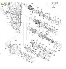 RK20022 REMKOM Шестерня КПП 27 Зубьев Для Ski Doo Skandic, Expedition 875156136, M875156136