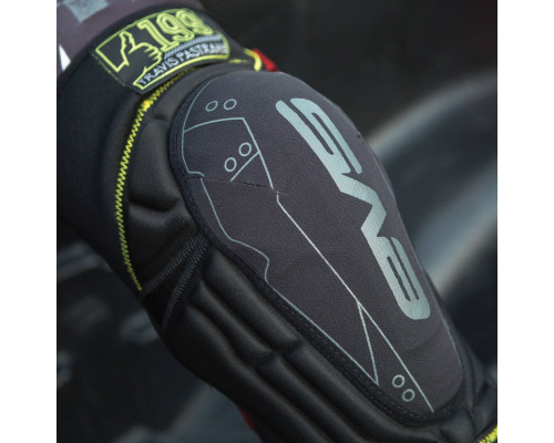 Защита колена и голени EVS TP199 Black / Hi-Viz Yellow, Small / Medium