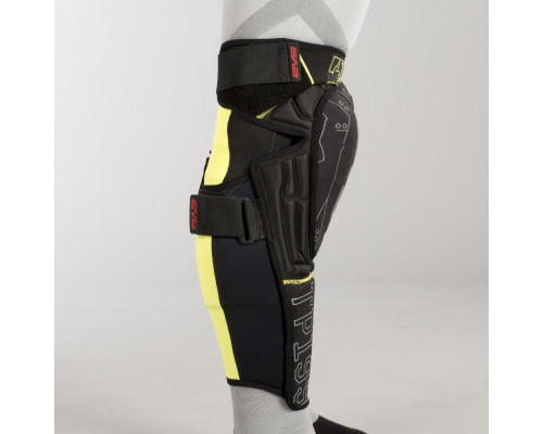 Защита колена и голени EVS TP199 Black / Hi-Viz Yellow, Small / Medium