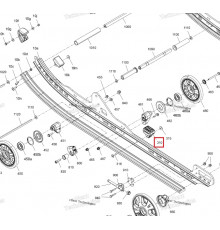 503196519 Демпфер Полоза Гусеницы Для Ski Doo