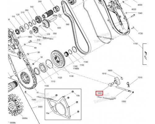 504154577 Крепление Натяжителя Цепи КПП Для Ski Doo