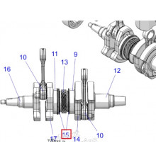 5141297 Сальник Коленвала Для Polaris 650, 850
