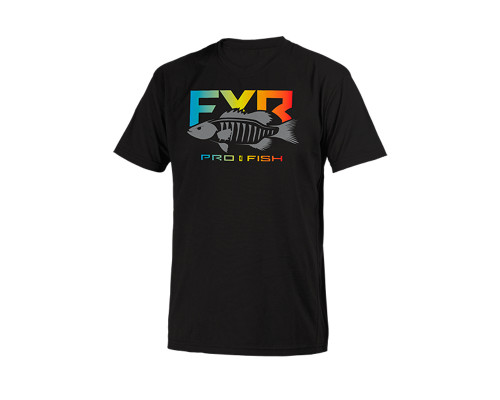 Футболка FXR Smally Black/Sky Blue 202057-1053 
