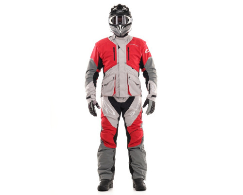 Штаны эндуро DRAGONFLY Freeride Grey-Red 400160-20-920 