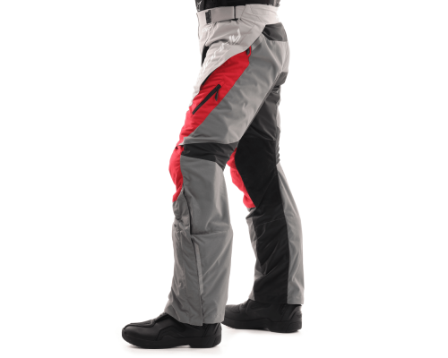 Штаны эндуро DRAGONFLY Freeride Grey-Red 400160-20-920 