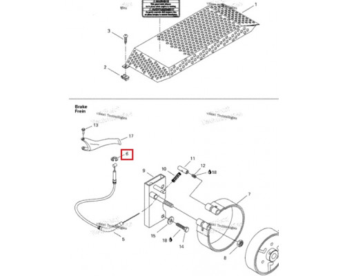414274500 Стопорное Кольцо Для Ski Doo