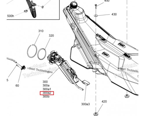 415130508 Фильтр Топливный Для Ski Doo 415130069