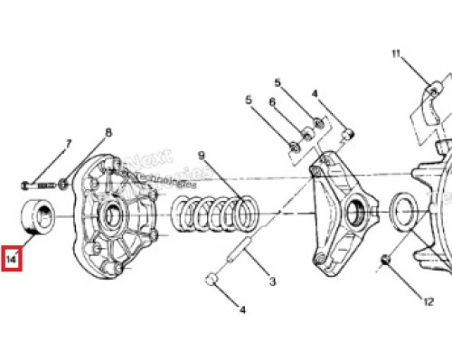SM-03099 SPI Втулка Вариатора Для Polaris 3576510