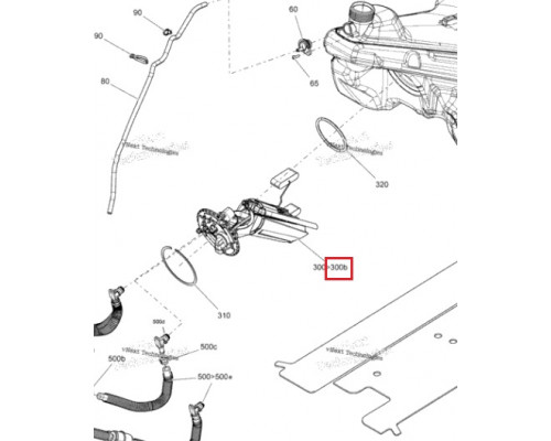 SM-07283 SPI Датчик Уровня Топлива Для Ski Doo 415130073, 415130087